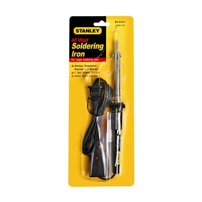 หัวแร้งบัดกรีด้ามปากกาปลั๊กแบน STANLEY 45W/220V รุ่น 69-033C