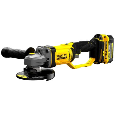 เครื่องเจียรไร้สาย Stanley 100 MM. แบตเตอรี่ 4.0Ah รุ่น SCG400M2K-B1