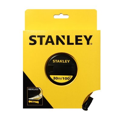 เทปวัดไฟเบอร์กลาส STANLEY 30ม./100ฟุต รุ่น STHT34262-8