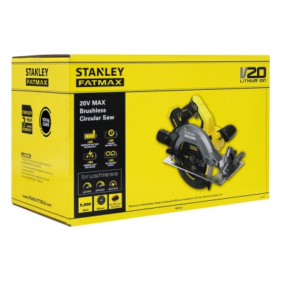 เลื่อยวงเดือนไร้สาย ไร้แปรงถ่าน Stanley 184 มม. 20V Max (ตัวเปล่า) รุ่น SBC550-B1
