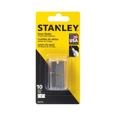 ใบมีดเครื่องขูด STANLEY แพ็ค 10 ใบ รุ่น 28-510