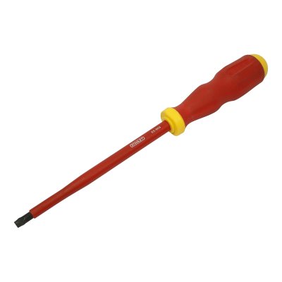 ไขควงกันไฟช๊อตปากแบน Stanley 6.5 มม.x150มม. รุ่น 65-969