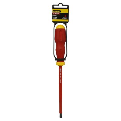 ไขควงกันไฟช๊อตปากแบน Stanley 6.5 มม.x150มม. รุ่น 65-969