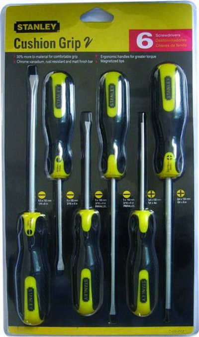 ไขควงชุด STANLEY 6 ชิ้น รุ่น 65-242-2