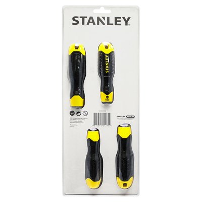 ไขควงปากแบน-ปากแฉก Stanley 4 ชิ้น/ชุด #STMT65199-8