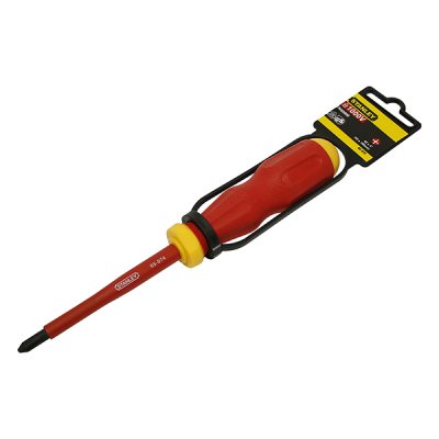 ไขควงหุ้มฉนวนกันไฟฟ้า Stanley PH รุ่น สี่แฉก (#65-974 .2 100MM./#65-972 .0 60MM.)
