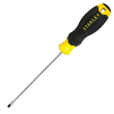 ไขควงแม่เหล็ก ปากแบนด้ามยาง Stanley 4″ #STMT60818-8