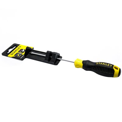 ไขควงแม่เหล็ก ปากแบนด้ามยาง Stanley 4″ #STMT60818-8