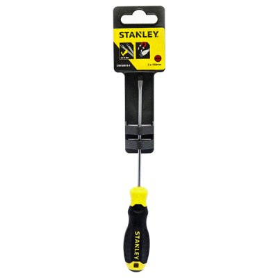 ไขควงแม่เหล็ก ปากแบนด้ามยาง Stanley 4″ #STMT60818-8