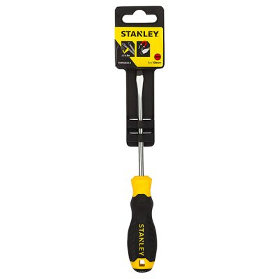 ไขควงแม่เหล็ก ปากแบนด้ามยาง Stanley 4″ #STMT60822-8