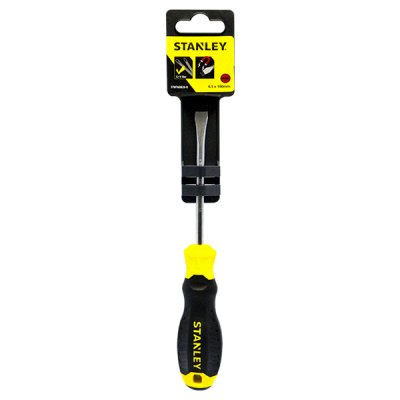 ไขควงแม่เหล็ก ปากแบนด้ามยาง Stanley 4″ #STMT60826-8