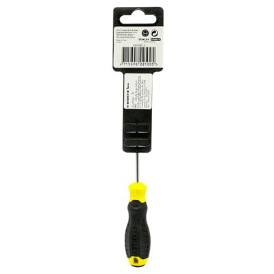 ไขควงแม่เหล็ก สี่แฉกด้ามยาง Stanley 4″ #STMT60801-8