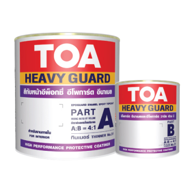 สีทับหน้าอีพ็อกซี่ 2 ส่วน งานภายใน Epoguard Enamel TOA