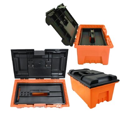กล่องเครื่องมือพลาสติก สีส้ม/ดำ 14 นิ้ว TRUPER รุ่น CHA-14N