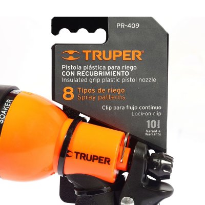 ปืนฉีดน้ำพลาสติก ปรับฉีดได้ 8 แบบ TRUPER รุ่น 18482