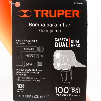 เครื่องสูบลมมือ TRUPER ยาว 58 ซม. รุ่น 14863
