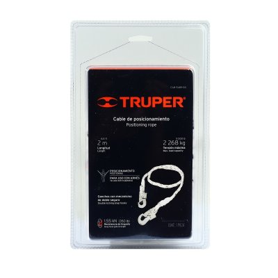 เชือกนิรภัยสีขาว ยาว 6.5 ฟุต TRUPER รุ่น 14436