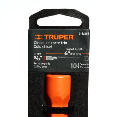 เหล็กสกัด TRUPER 5/8 นิ้ว ยาว 6 นิ้ว รุ่น 12127