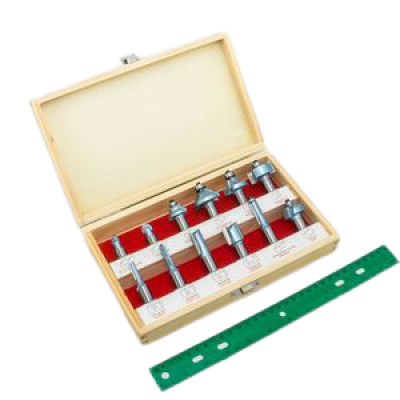 ชุดดอกเร้าเตอร์ 12 ชิ้น ก้าน 12 นิ้ว