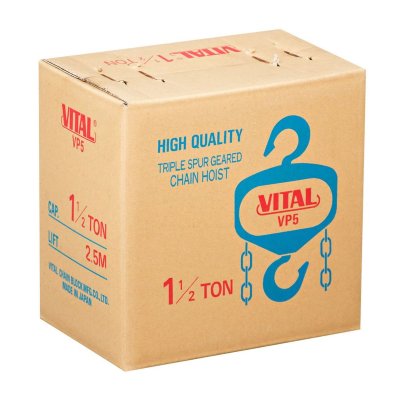 รอกโซ่มือสาว พิกัด 1 1/2 ตัน VITAL รุ่น VP5-15