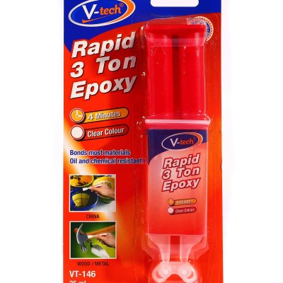 กาวอีพ็อกซี่แห้งเร็ว หลอด สีใส V TECH รุ่น VT-146