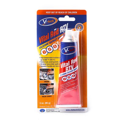 ซิลิโคนทาปะเก็นสีแดง V TECH รุ่น VT-151