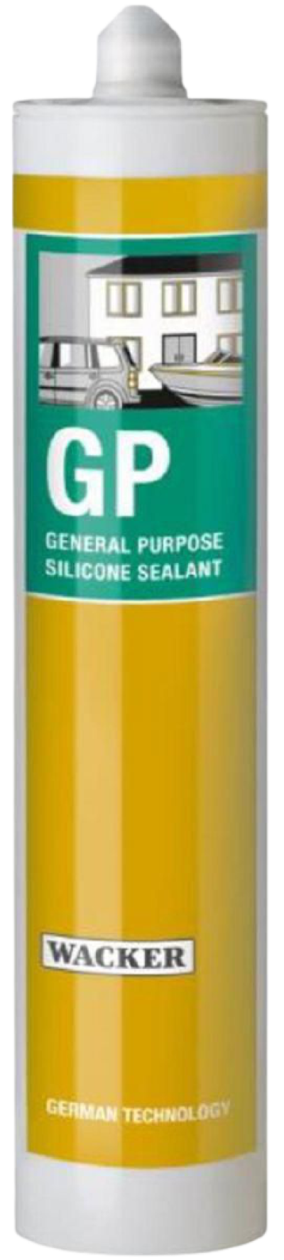 WACKER GP ซิลิโคน ซีลแลนท์ ชนิดมีกรด สีใส,สีขาว,สีดำ