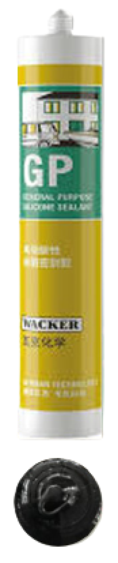 WACKER GP ซิลิโคน ซีลแลนท์ ชนิดมีกรด สีใส,สีขาว,สีดำ