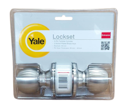 ลูกบิดประตู สแตนเลส Yale