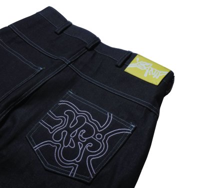 PICH PUFF JEANS ( BLACK )