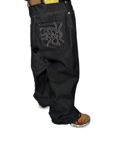 PICH PUFF JEANS ( BLACK )