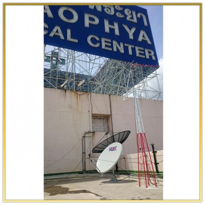 ระบบดิจิตอลทีวี "Chaophya Hospital" ติดตั้งโดย HSTN