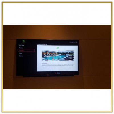 ระบบดิจิตอลทีวี "Holiiday inn & suites rayong City Centre" ติดตั้งโดย HSTN