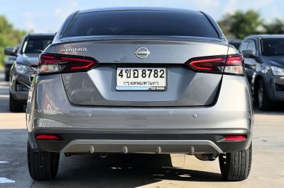 ด้านท้าย Nissan Almera Turbo 1.0 EL ปี 2023 สีเทา