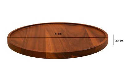 ROUND FLAT SERVING TRAY