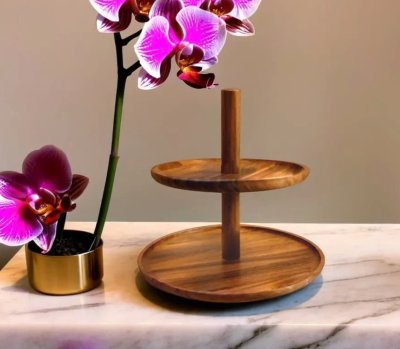 2-TIER AFTERNOON TEA STAND