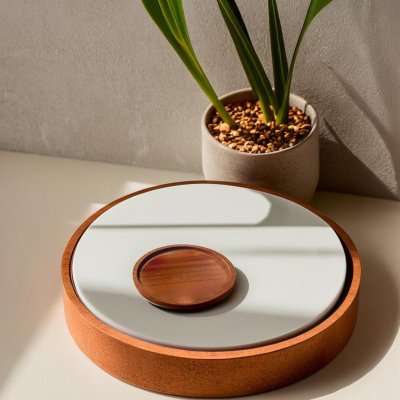 SET OF 4 ROUND COASTERS