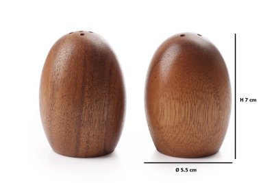 EGG-SHAPED SALT& PEPPER SHAKER