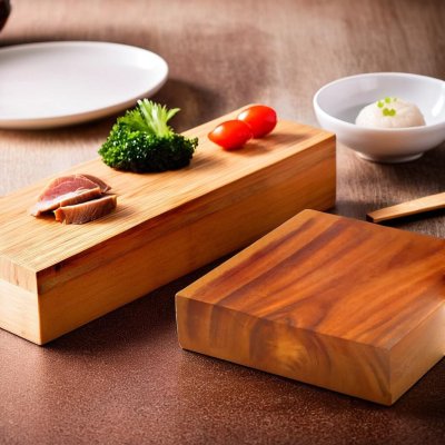 THICK ONE-PIECE SOLID WOOD CUTTING BOARD
