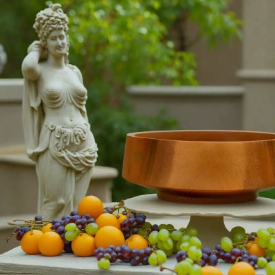 ARTISANAL FRUIT FOOTED BOWL