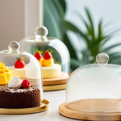 LARGE CAKE GLASS DOME