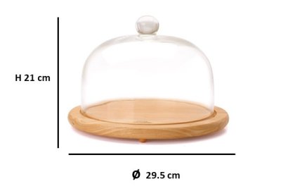 LARGE CAKE GLASS DOME