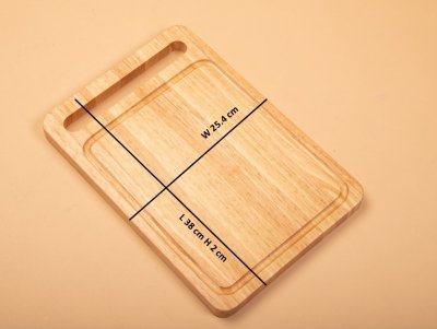 15'' CUTTING BOARD WITH JUICE GROOVE