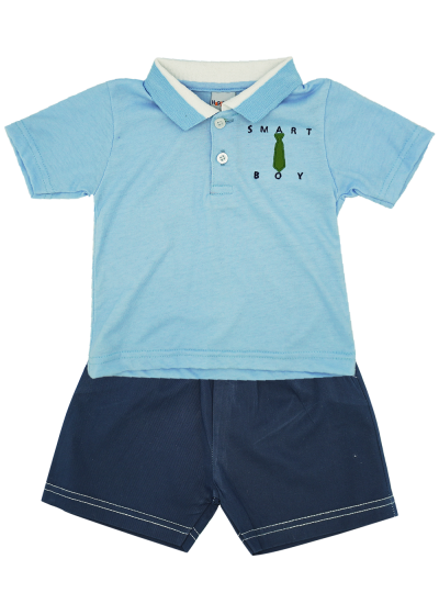 2 Pieces polo shirt and short set