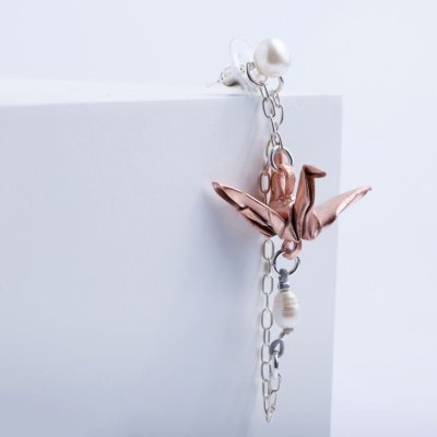 Stages of Life rose gold earring