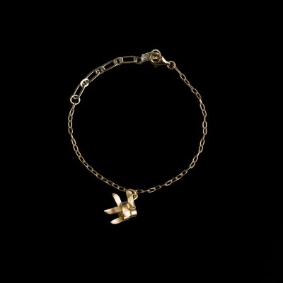 Ta-Pian Fish size S Bracelet Silver 99.9 RICH GOLD 18k Gold Plated Silver