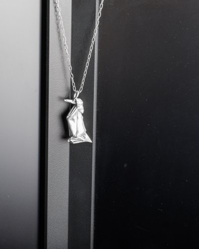 Shannta Origami Collection เครื่องประดับเงินแท้ 99.99% สัตว์มงคล Handcraft เพนกวิน