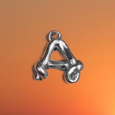 Knot Alphabet Pendant Silver 99.99 / A /