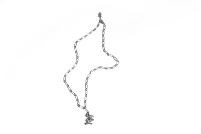 Knot Alphabet Necklace Silver 99.99 / E /