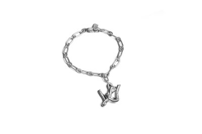 Knot Alphabet Bracelet Silver 99.99 / W /